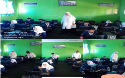 Asah Keterampilan Digital, Siswa MTsN 11 Indramayu Ikuti Ujian Praktik TIK Hari Kedua